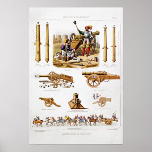 Poster Artillerie française