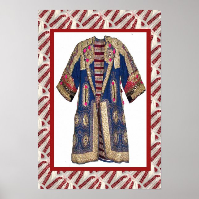 Poster artisanat roumain, cacao brodé t4 (Devant)