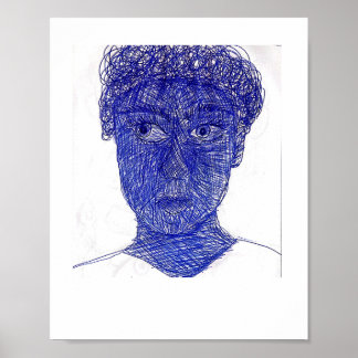 Poster Artista surdo, arte feita á mão, desenhos.