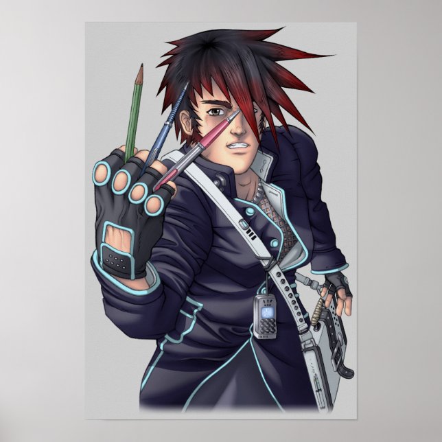 Poster Artiste Anime Manga (Devant)