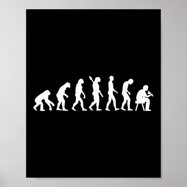 Poster Artiste de tatouage de l'évolution (Devant)