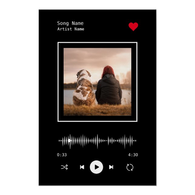 Poster Artiste et chansons du Lecteur de musique Photo pe (Devant)