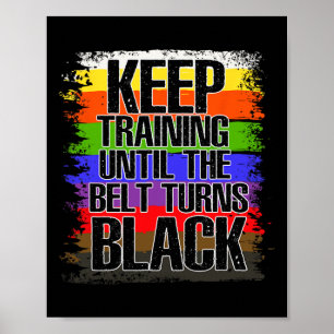 Poster Artiste martiale Ceinture noire - Tae Kwon Do - Ka