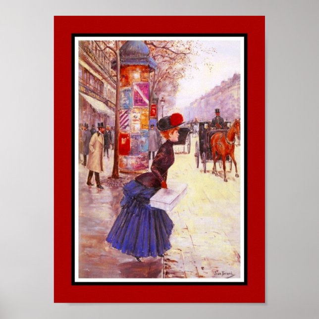 Poster Artistes célèbres Jean Béraud (Devant)