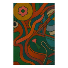 pôster artístico poster