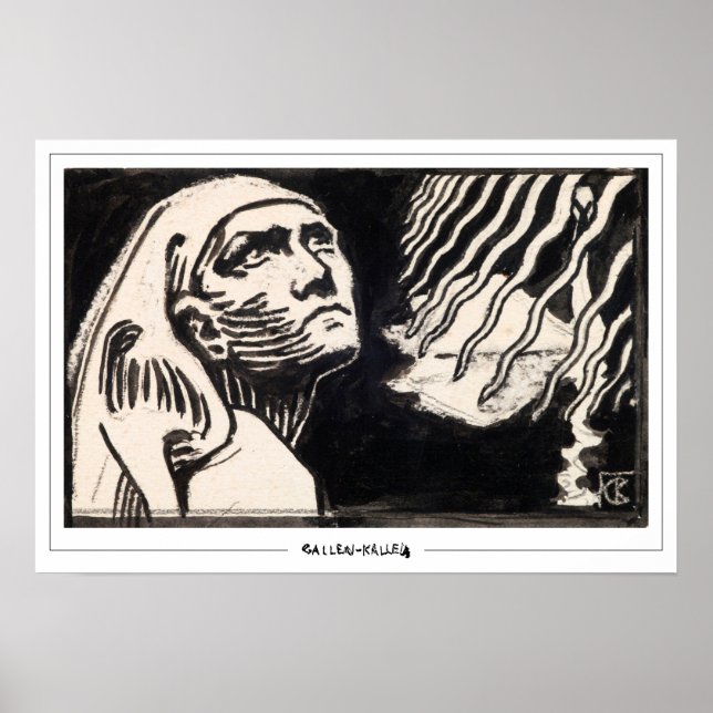 Poster artistique Akseli Gallen-Kallela Zedign #39 (Devant)