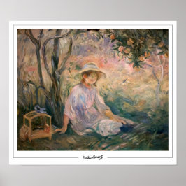 Poster artistique Berthe Morisot Zedign #329