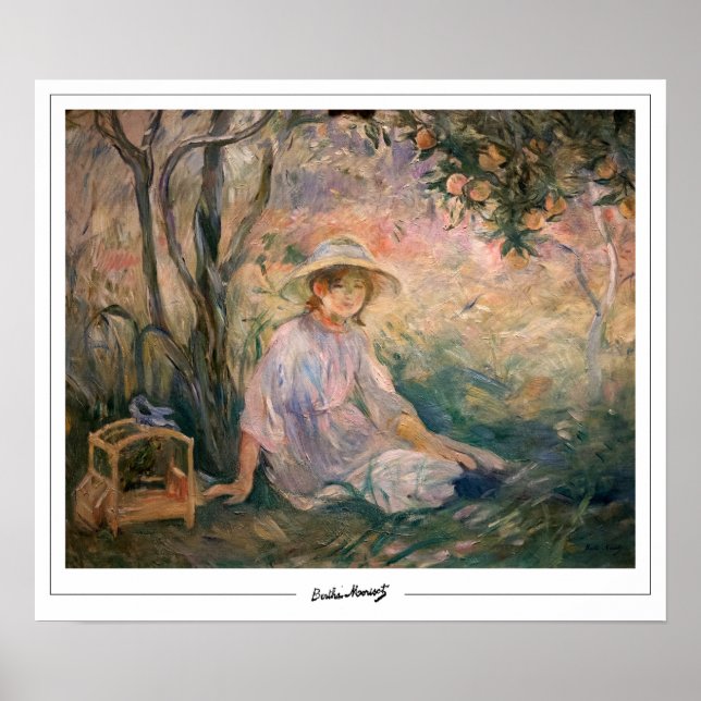 Poster artistique Berthe Morisot Zedign #329 (Devant)