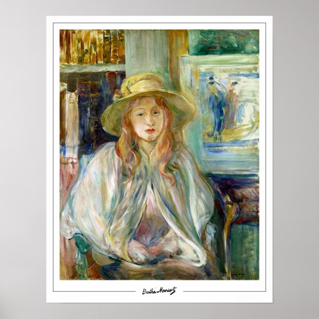 Poster artistique Berthe Morisot Zedign #336 (Devant)