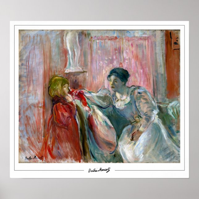 Poster artistique Berthe Morisot Zedign #341 (Devant)