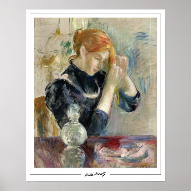 Poster artistique Berthe Morisot Zedign #348 (Devant)