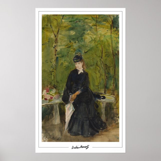 Poster artistique Berthe Morisot Zedign #370 (Devant)