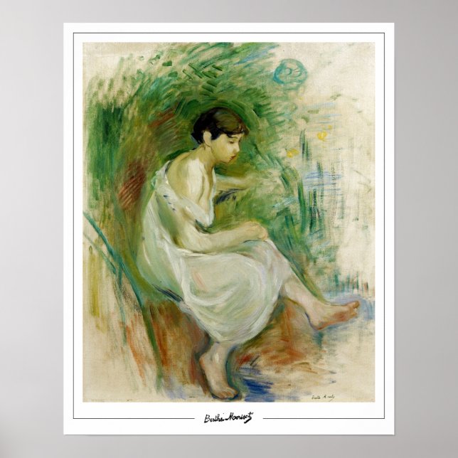 Poster artistique Berthe Morisot Zedign #380 (Devant)