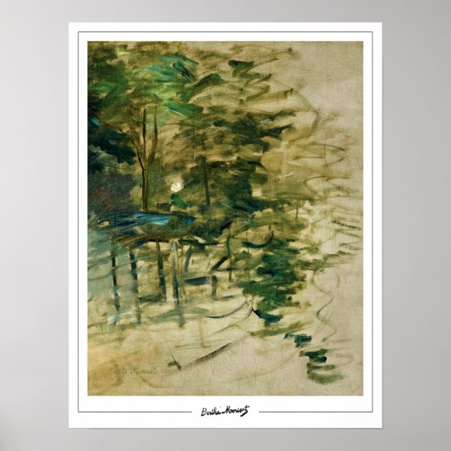 Poster artistique Berthe Morisot Zedign #389 (Devant)