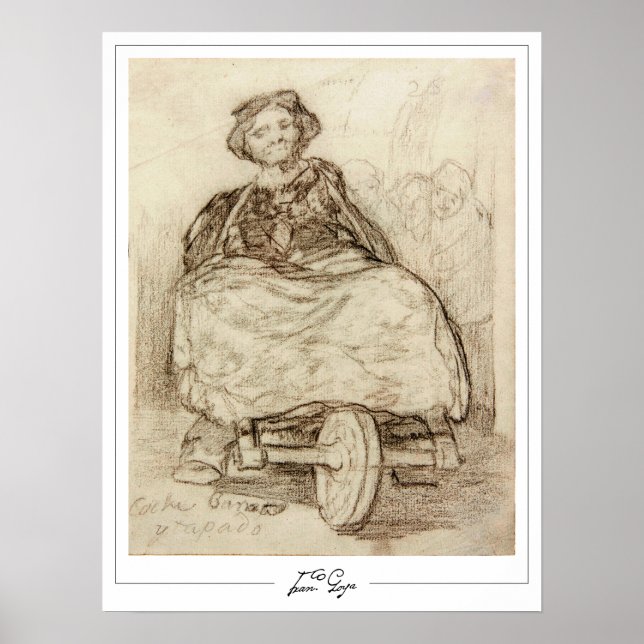 Poster artistique Francisco Goya Zedign #502 (Devant)