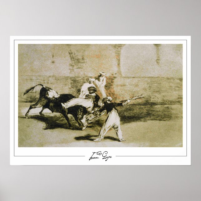 Poster artistique Francisco Goya Zedign #521 (Devant)