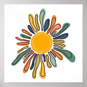 Poster Artsy Sun