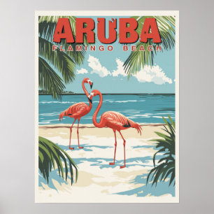 Poster Aruba - Paradis tropical Voyage