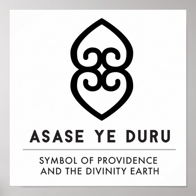 Poster ASASE YE DURU | Providence et la Divinité Terre (Devant)