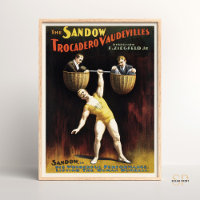 Ascenseur Circus Strongman Sandow Trocadero Vaudev