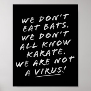 Poster Asiatique Live Anti-Racisme Aapi Sensibilisation A