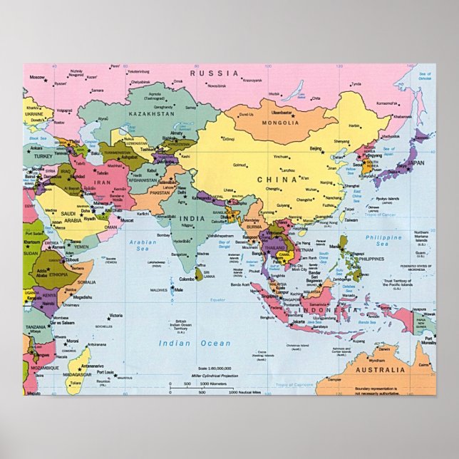 Poster - Asie (Devant)