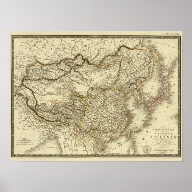 Poster Asie de l'Est, Chine, Japon (Devant)