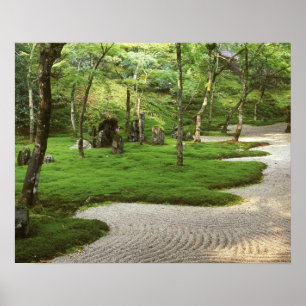 Poster Asie, Japon, Fukuoka, Dazaifu, temple Komyoji