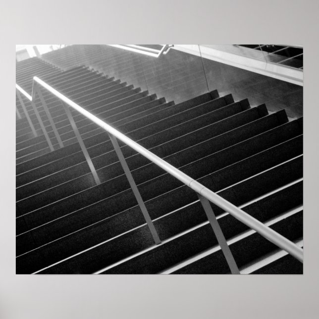 Poster Asie, Japon, Tokyo. Escaliers, Tokyo International (Devant)