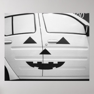 Poster Asie, Japon, Tokyo. Toyota Will, voiture Vi peinte