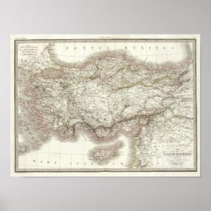 Poster Asie Mineure - Ancienne Asie Mineure