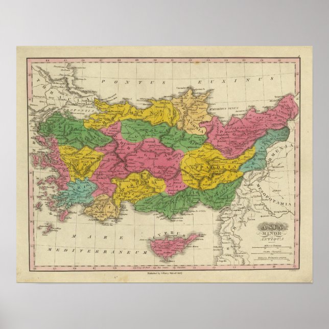 Poster Asie Mineure Antiquité (Devant)