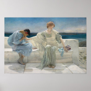 Poster Ask Me No More par Sir Lawrence Alma-Tadema