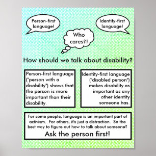 Poster Ask the Person First