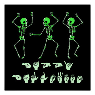 Poster ASL Joyeux Halloween I - Saison sinistre mignonne