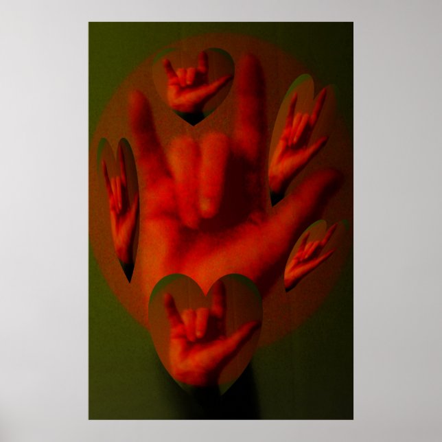 Poster ASL Mains d'amour (Devant)