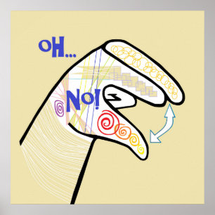Poster ASL Oh NO