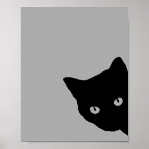 Poster Aspect latéral Chat Noir
