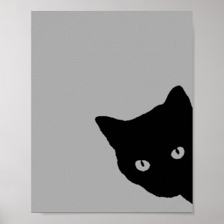 Poster Aspect latéral Chat Noir