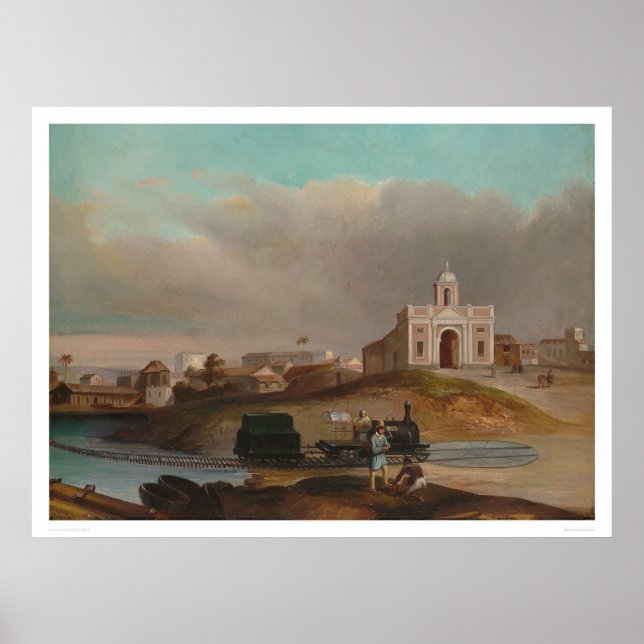 Poster Aspinwall California Railway (1160) (Devant)