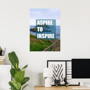 Poster Aspire à inspirer