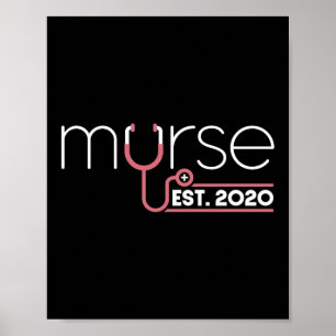 Poster Assassinat établi 2020 Mort amusant Homme-infirmiè