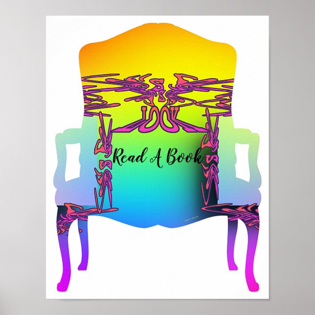 Poster Asseyez-Vous Et Lisez L'Affiche Du Livre (Devant)