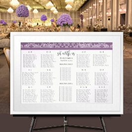 Poster Assieds-toi avec nous Plum Seed Chart Ordre alphab