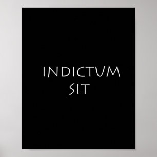 Poster Assiette d'indicateur
