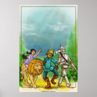 Poster Assistant de l'affiche d'art Oz