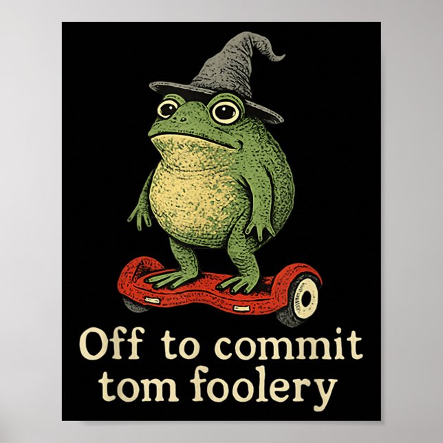 Poster Assistant Grenouille Whimsical Désactivé Pour Enga (Devant)