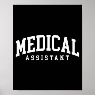 Poster Assistant médical ma cma infirmière assistant de m