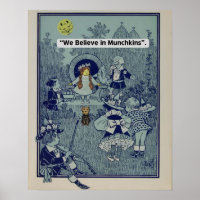Assistant vintage de Oz-Nous croyons en Munchkins