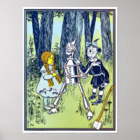 Assistant vintage d'illustration Oz